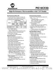 PIC18LC658/CL datasheet pdf Microchip