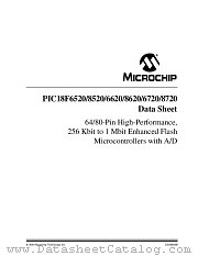 PIC18LF8520T-I/PTG datasheet pdf Microchip