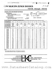 1N759A datasheet pdf BKC International Electronics