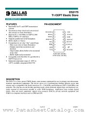 DS2175N datasheet pdf Dallas Semiconductor