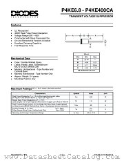 P4KE150A datasheet pdf Diodes