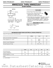MMBZ5245 datasheet pdf General Semiconductor