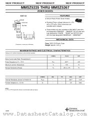 MMSZ5262 datasheet pdf General Semiconductor