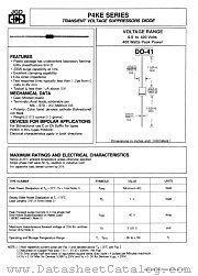 P4KE170CA datasheet pdf Jinan Gude Electronic Device