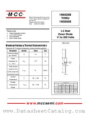 1N5939B datasheet pdf MCC