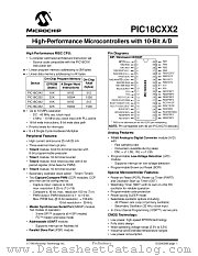 PIC18LC242-E_JW datasheet pdf Microchip