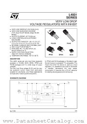 L4931CPT52 datasheet pdf SGS Thomson Microelectronics