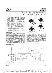 LD1086V28 datasheet pdf SGS Thomson Microelectronics