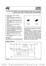 LD2981CU25TR datasheet pdf SGS Thomson Microelectronics