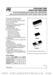 ST6208CB6_XXX datasheet pdf SGS Thomson Microelectronics
