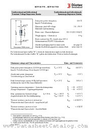 BZW06-13 datasheet pdf Diotec Elektronische