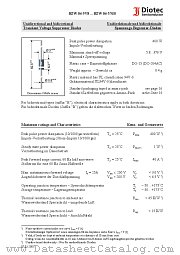 BZW04-273 datasheet pdf Diotec Elektronische