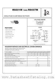 RS604 datasheet pdf Diodes