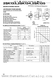 2SK134 datasheet pdf Hitachi Semiconductor