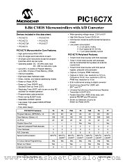 PIC16C74A-04E/SO datasheet pdf Microchip