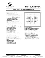 PIC16C62BT-04I/JW datasheet pdf Microchip