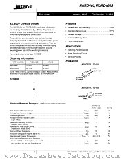 RURD460S datasheet pdf Intersil