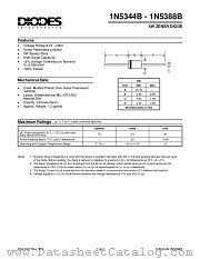 1N5381B datasheet pdf Diodes