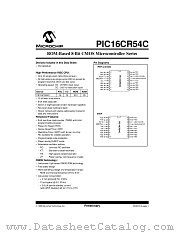 PIC16C556A-04E/JW datasheet pdf Microchip