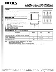 3.0SMCJ16A datasheet pdf Diodes