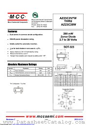 AZ23C10W datasheet pdf Micro Commercial Components