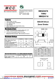 MMSZ4710 datasheet pdf Micro Commercial Components