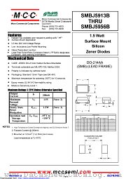 SMBJ5953B datasheet pdf Micro Commercial Components