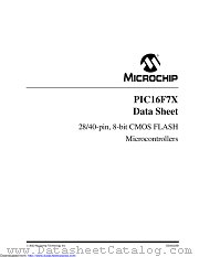 PIC16F74T-I/L datasheet pdf Microchip