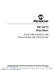 PIC16F726-I/SS datasheet pdf Microchip