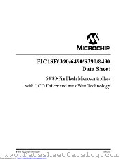 PIC18LF6490T-I/PT datasheet pdf Microchip
