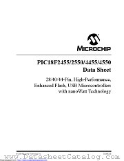 PIC18LF4550-I/P datasheet pdf Microchip