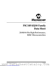 PIC18F45J10-I/PT datasheet pdf Microchip