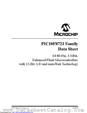 PIC18F8723-E/PREL datasheet pdf Microchip