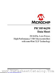 PIC18LF24J50T-I/ML datasheet pdf Microchip