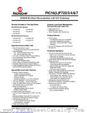 PIC16LF727-E/P datasheet pdf Microchip