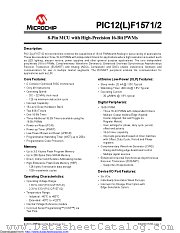 PIC12LF1571T-I/RF datasheet pdf Microchip