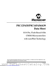 PIC12F635T-I/MF datasheet pdf Microchip