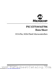 PIC16F506-I/P datasheet pdf Microchip