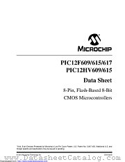 PIC12HV609-E/MD datasheet pdf Microchip