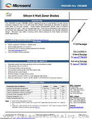 1N5353De3/TR8 datasheet pdf Microsemi