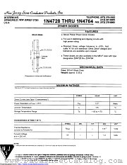 1N4748-2 datasheet pdf New Jersey Semiconductor