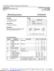 BCY59A datasheet pdf New Jersey Semiconductor