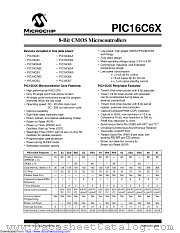 PIC16CR65-20I/SS datasheet pdf Microchip