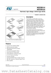 HCC4023B datasheet pdf ST Microelectronics