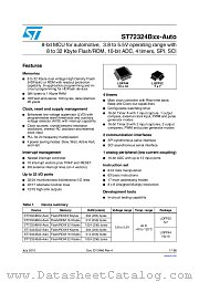 ST72324BJ6-Auto datasheet pdf ST Microelectronics