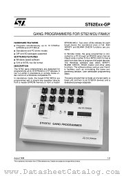 ST62E40 datasheet pdf ST Microelectronics