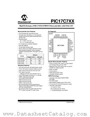 PIC17C766-08I/PT datasheet pdf Microchip