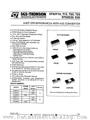 ST62T15M6/HWD datasheet pdf ST Microelectronics