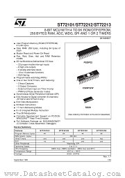 ST72T213G1M3 datasheet pdf ST Microelectronics