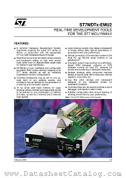 ST72T5XX datasheet pdf ST Microelectronics
